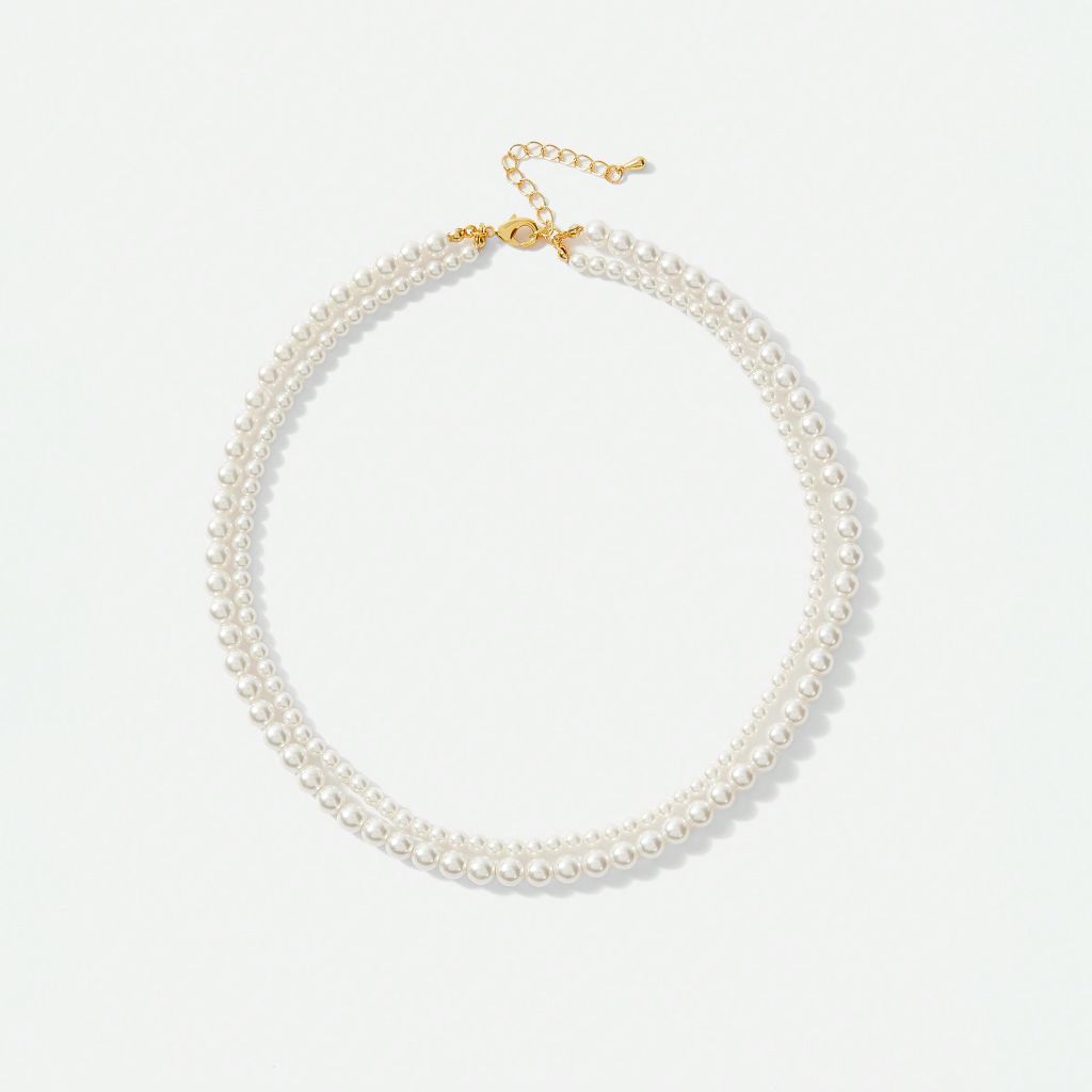 Double Layer Pearl Necklace