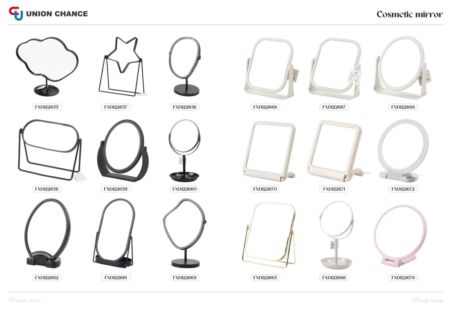 Fashion Rotating Frame Mirror 3