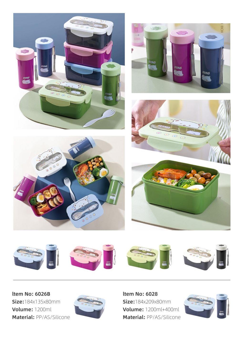 Multi-functional Divided Bento Box 3