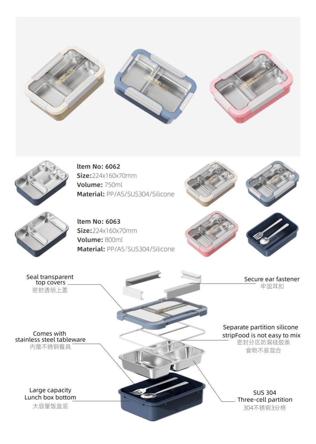 Multi-Compartment Children's Lunch Box 7