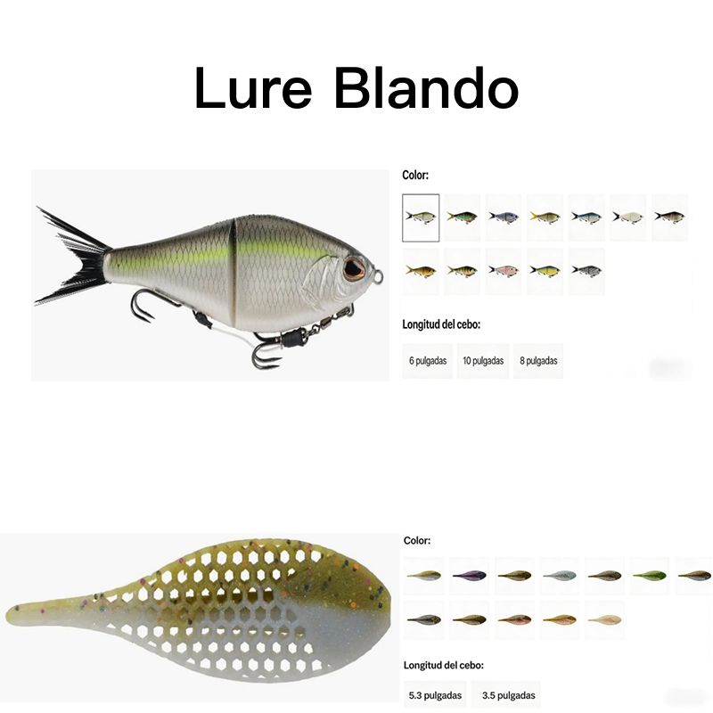 Bionic Hard-Soft Lure Two-Piece Set (Jointed Bionic Fish + Breathable Soft Plastic Lure)