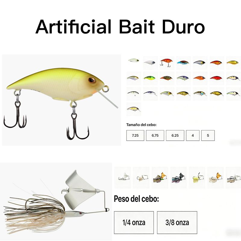 Bionic Hard Lure + Wobble Jig Head Hook Combo (Lure)