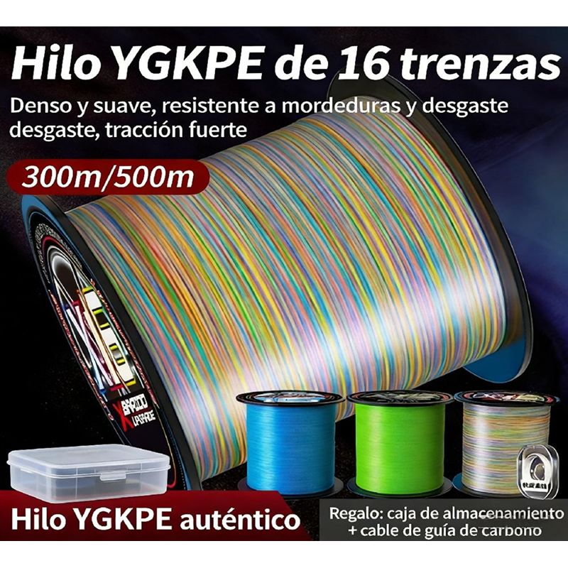 16-Strand Colored PE Braided Fishing Line (300/500m)