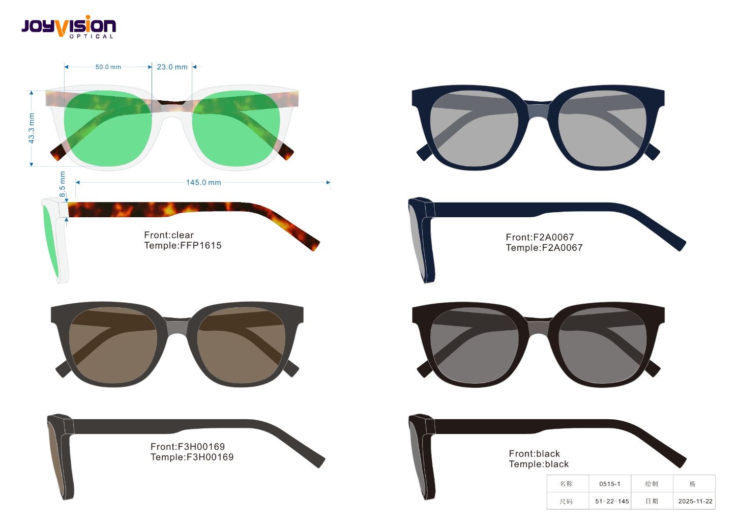 Vintage Square Polarized Sunglasses 3