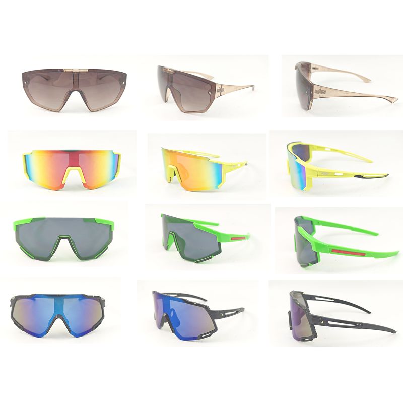 Multicolor Polarized Sports Sunglasses (Customizable Lenses)