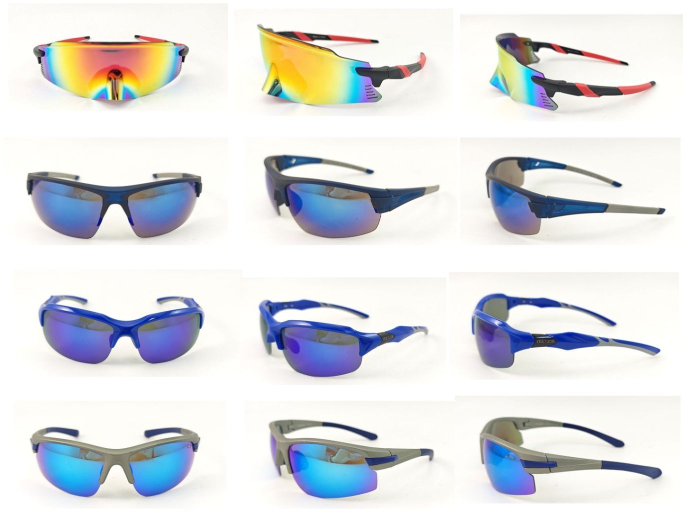 Multicolor Polarized Sports Sunglasses (Customizable Lenses) 6