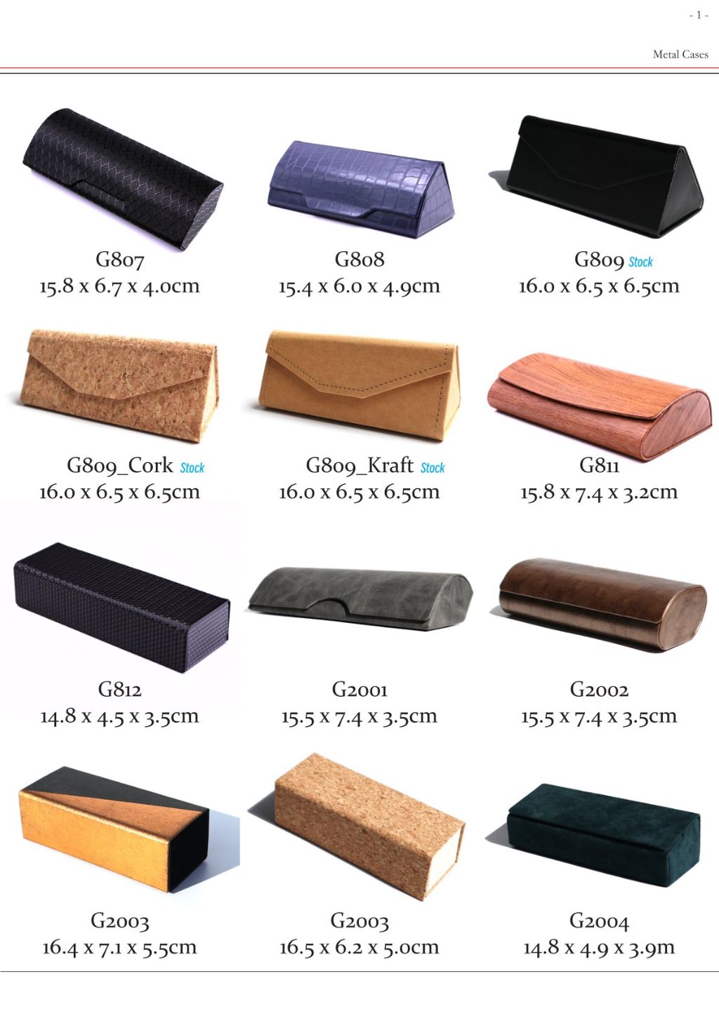 Fashionable Portable Glasses Case (Multiple Styles Available) 8