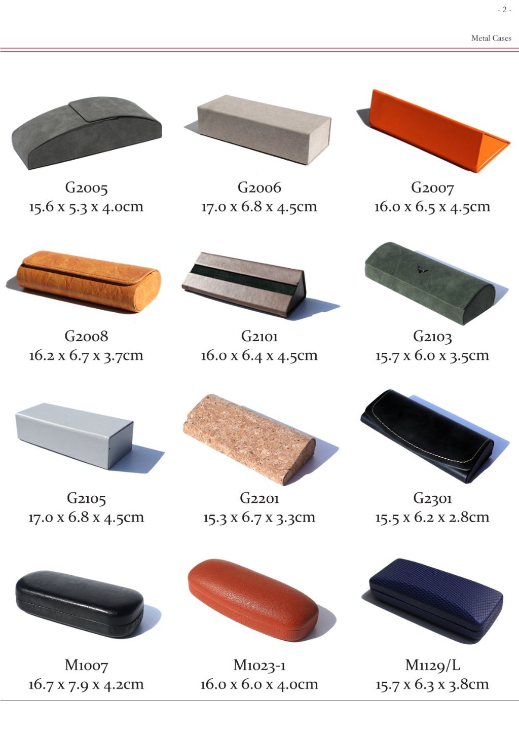 Minimalist Vintage PU Leather Glasses Case 2