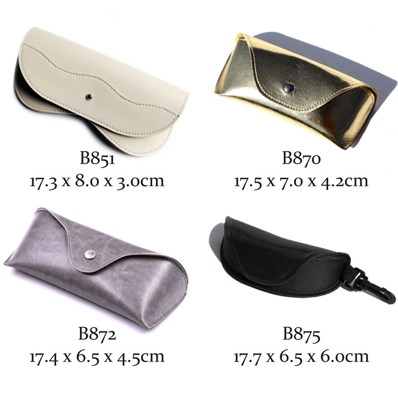 Fashionable Leather Glasses Case (Multiple Styles)