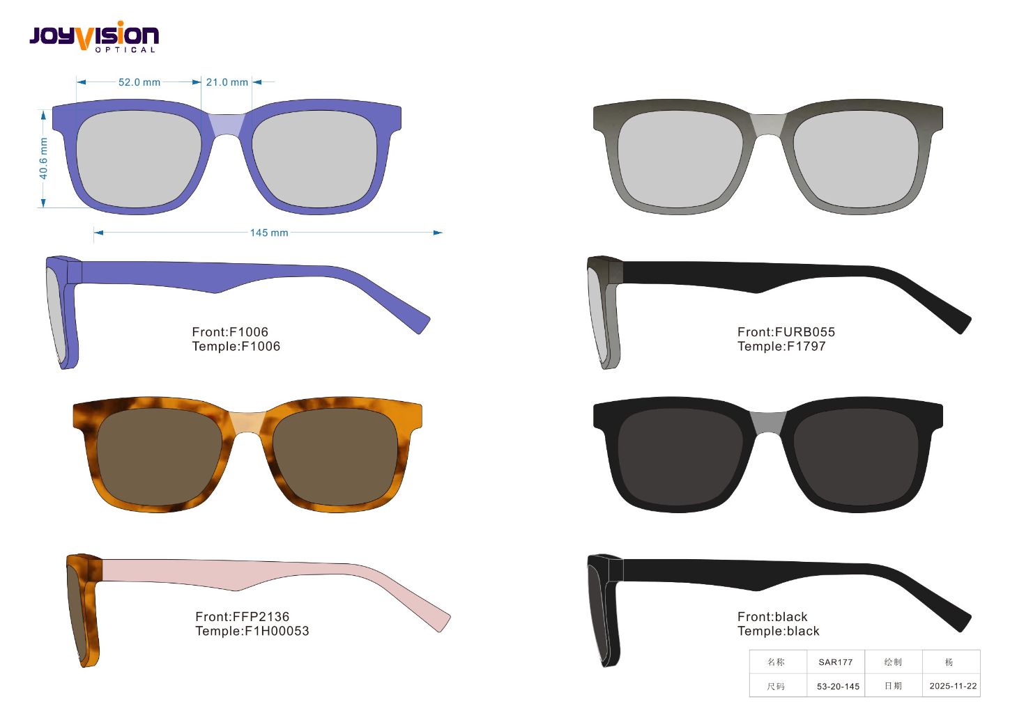 Retro Square-Round Sunglasses (Vintage Tortoiseshell/Matte Black/Blue Options) 9