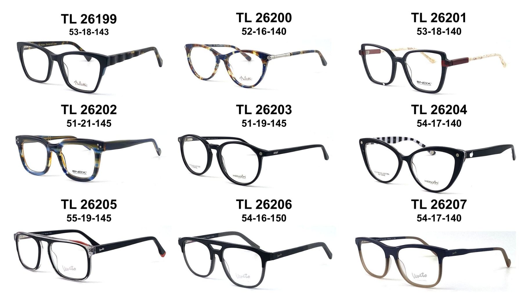 Fashion Retro Lightweight Full-Rim Eyeglass Frames (Multiple Styles Available) 3