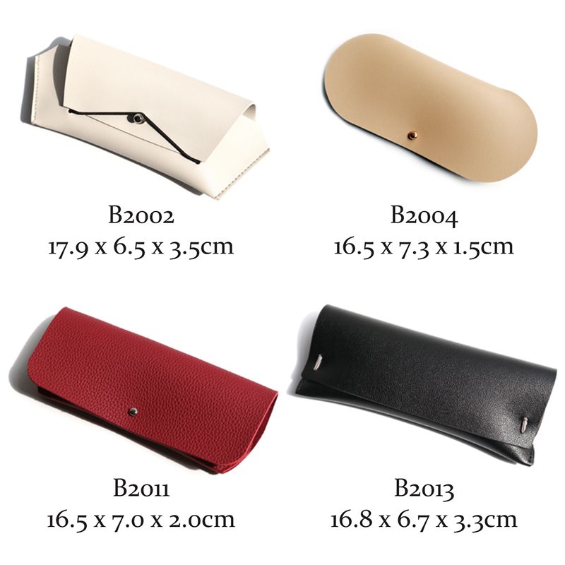 Minimalist Leather Eyewear Case