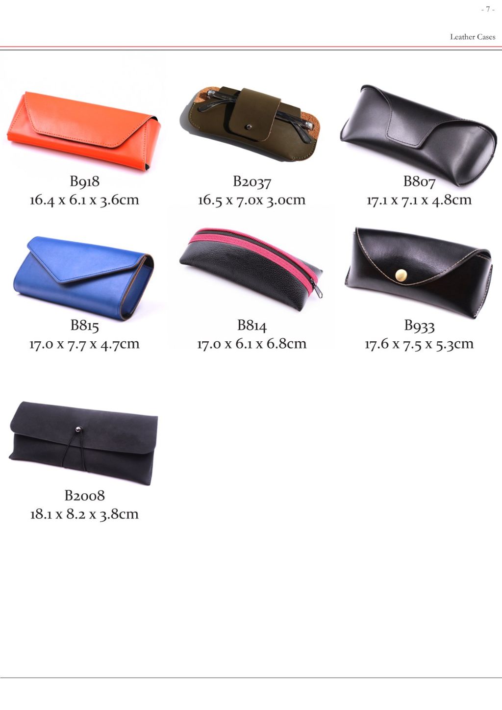 Minimalist Leather Eyewear Case 7
