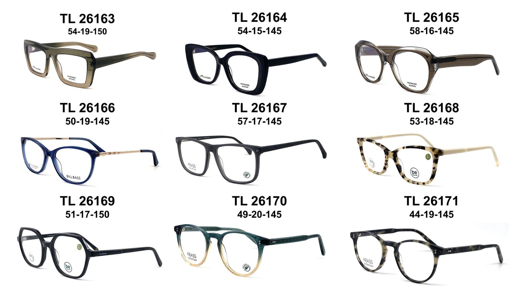 Fashionable Lightweight Vintage Eyeglass Frame Set 6