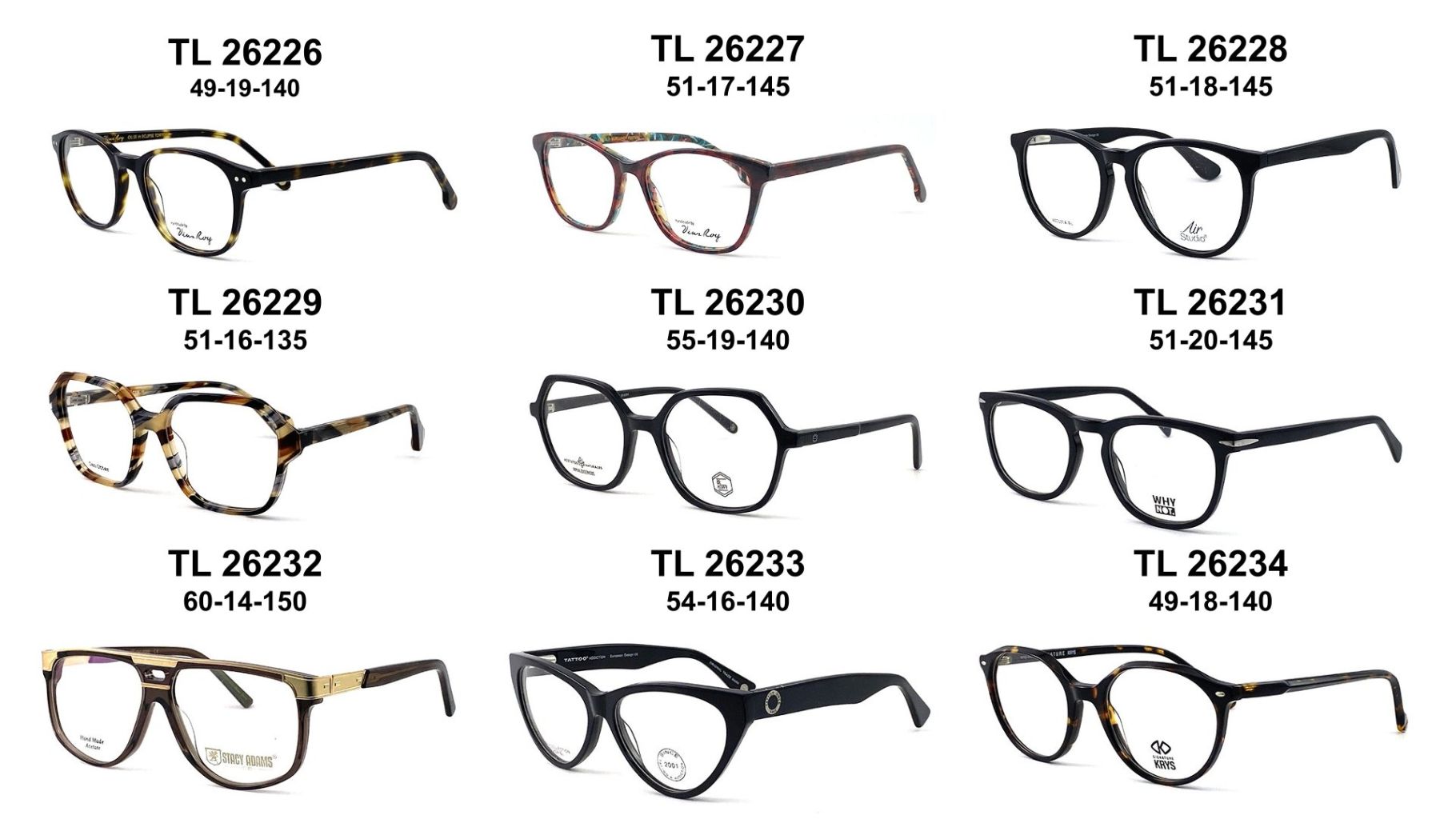 Fashion Retro Unisex Eyeglass Frames (Multiple Styles Available) 6
