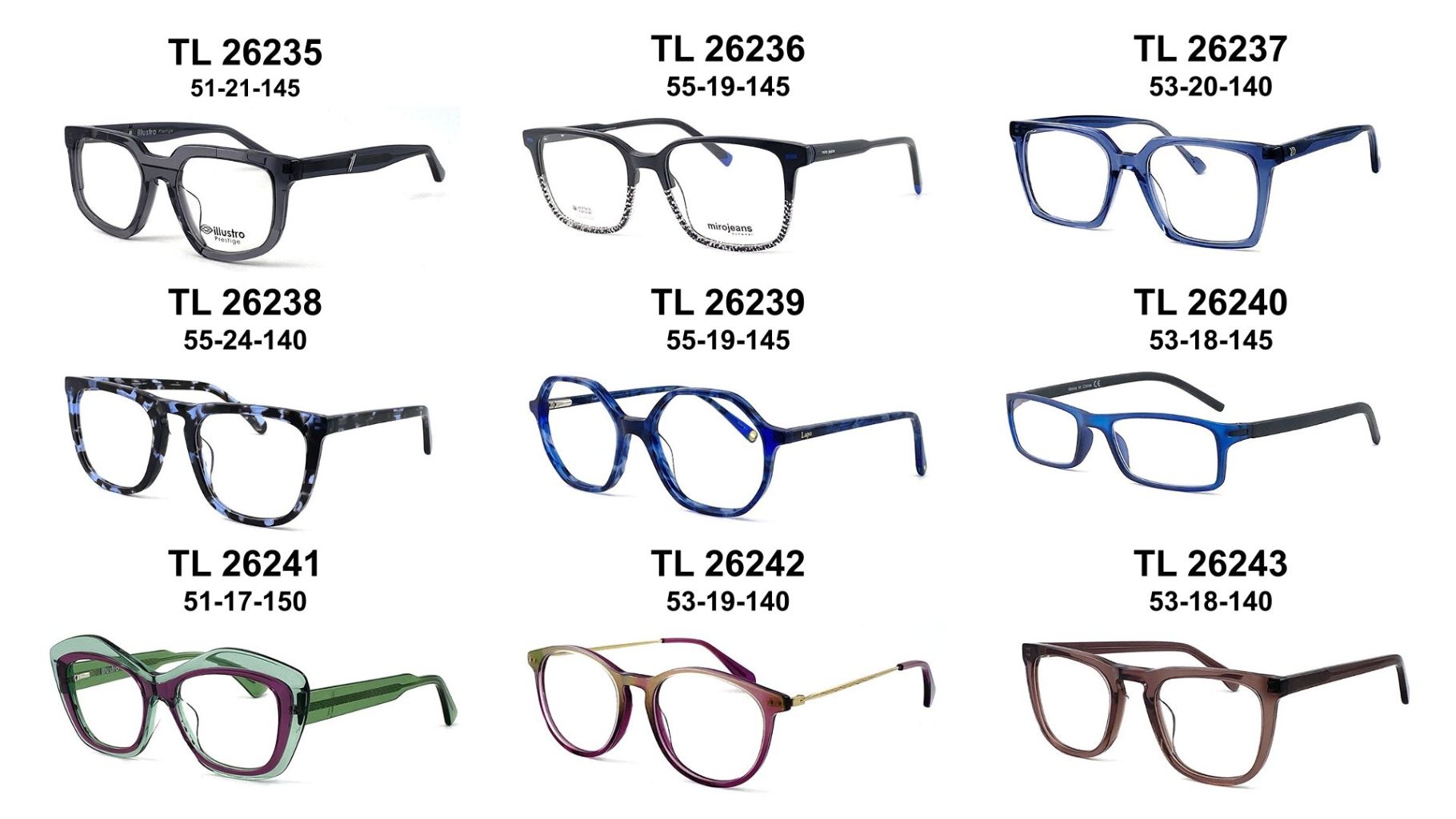 Fashion Retro Unisex Eyeglass Frames (Multiple Styles Available) 7