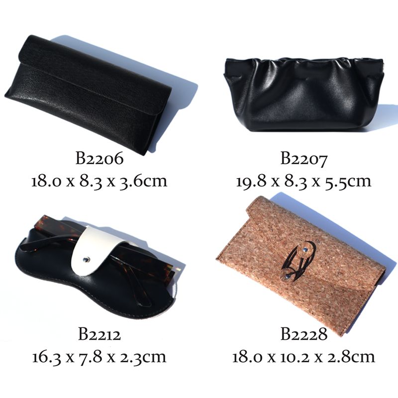 Minimalist Leather Eyewear Case (Multiple Styles Available)