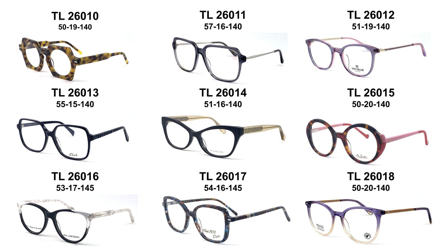 Light Fashion Retro Prescription Frames (Multiple Colors) 3