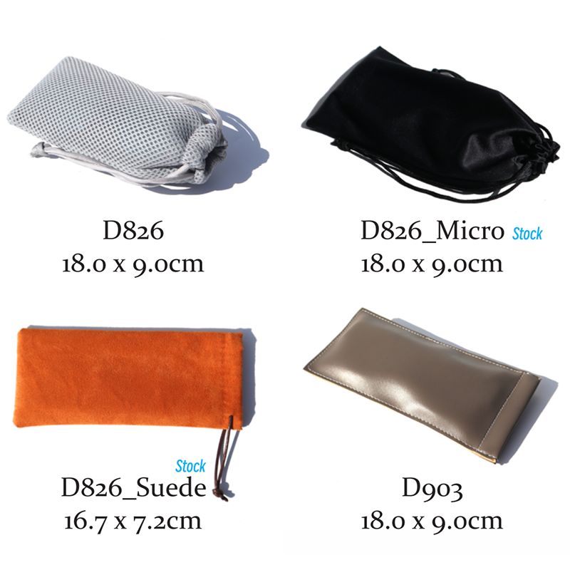 Minimalist Eyeglass Storage Pouch (Multiple Materials Available)