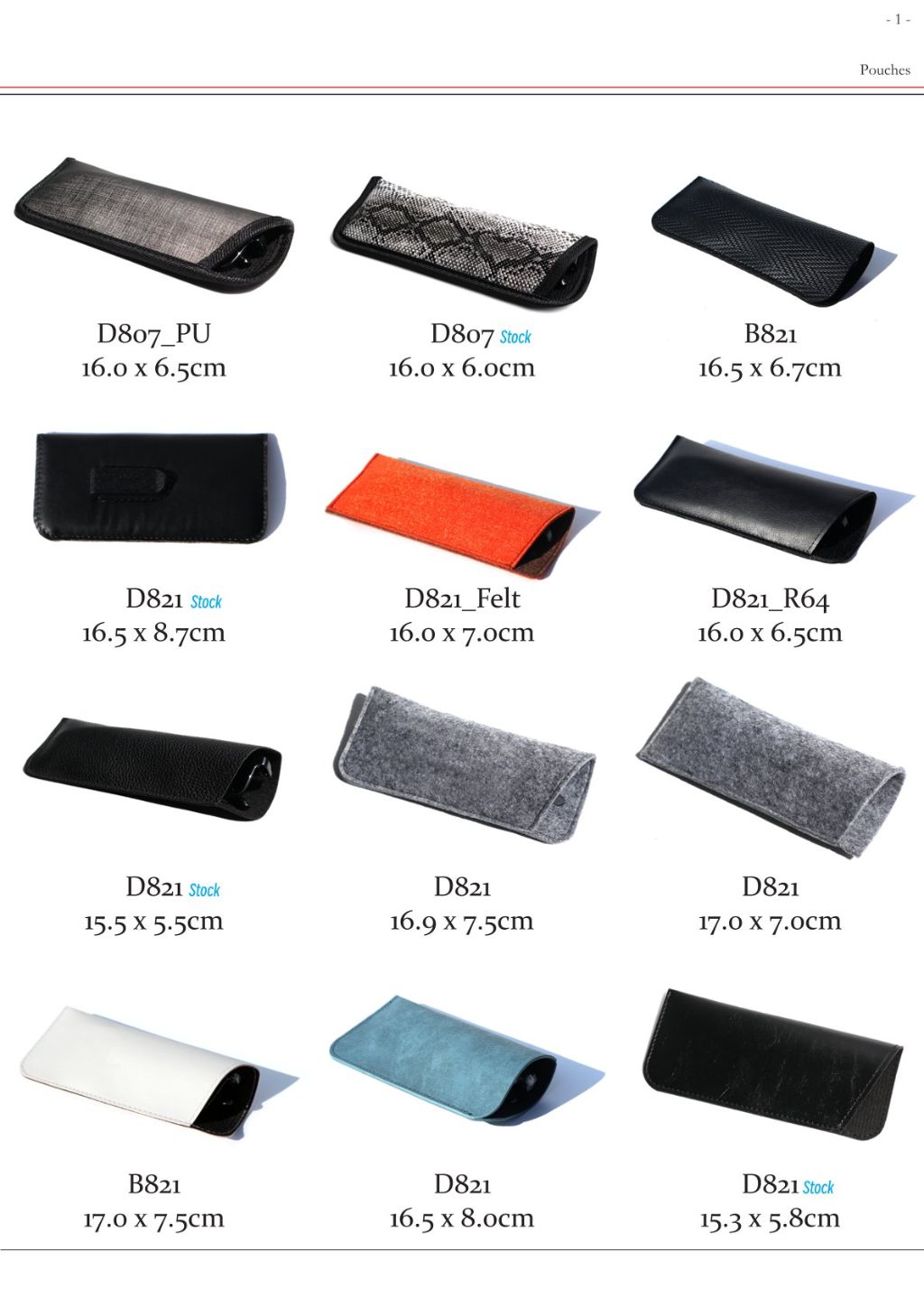 Minimalist Eyeglass Storage Pouch (Multiple Materials Available) 5