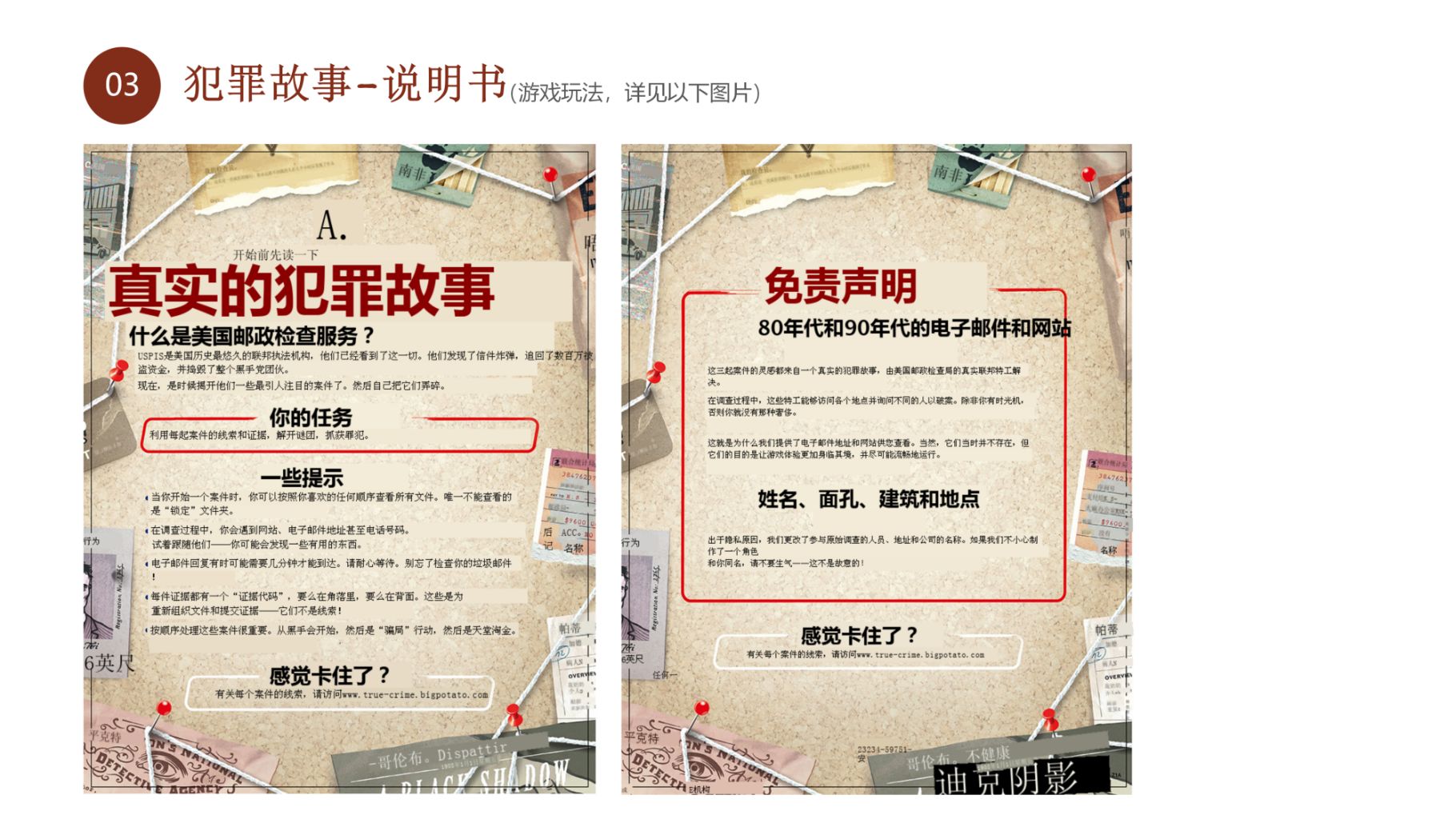 Detective Mystery File Cards (True Crime Stories) 3