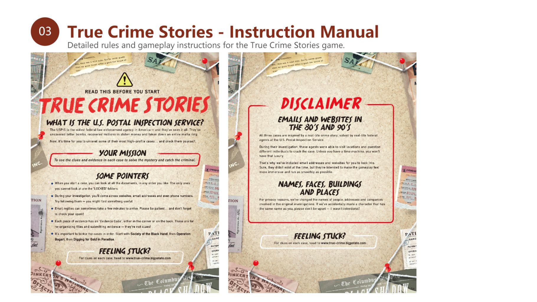 Detective Mystery File Cards (True Crime Stories) 4