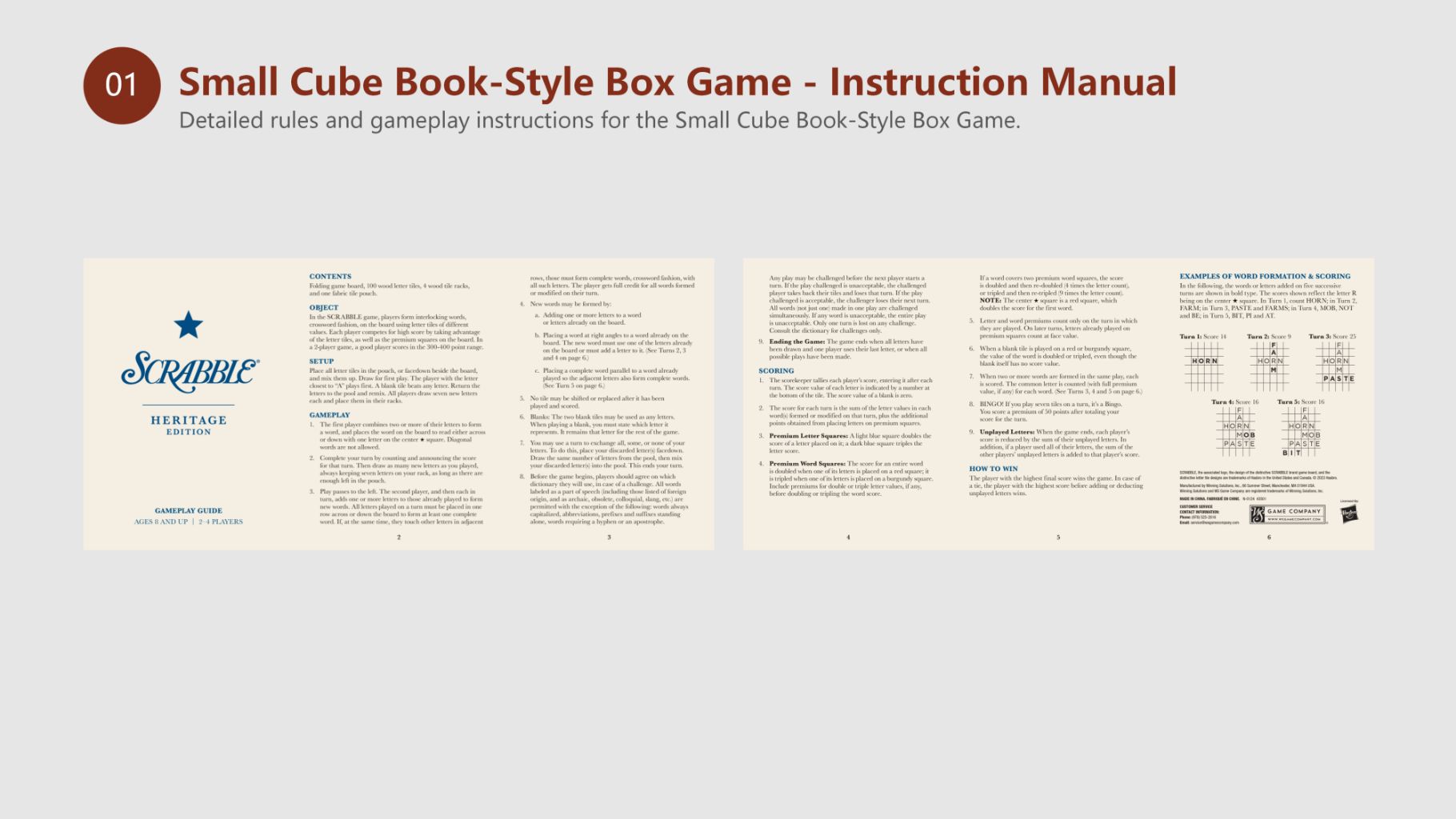 Classic Wooden Scrabble · Nostalgic Edition Scrabble Board Game Gift Box 4