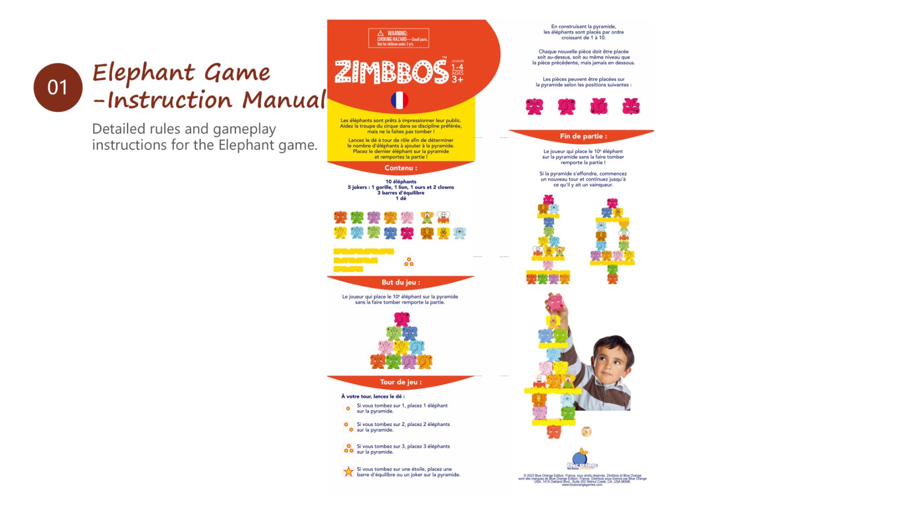 Stacking Elephant Balance Tower Puzzle Toy 4