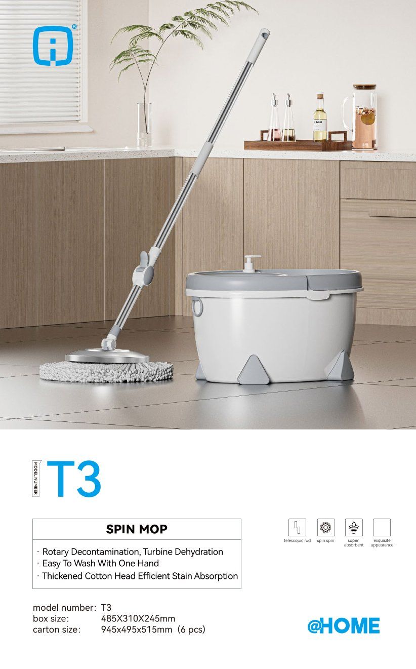 Rotating Hands-Free Mop Bucket Set (Upgraded) 7