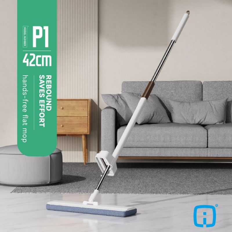Hands-free Rotating Flat Mop (42cm)