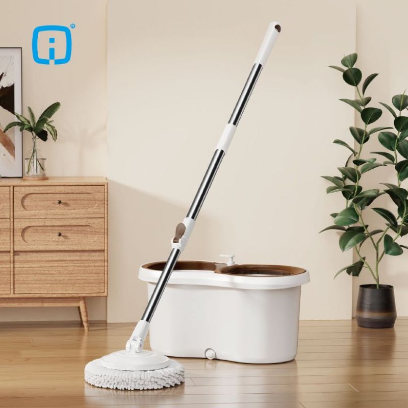 Rotating Spin Flat Mop Set (Hands-Free)