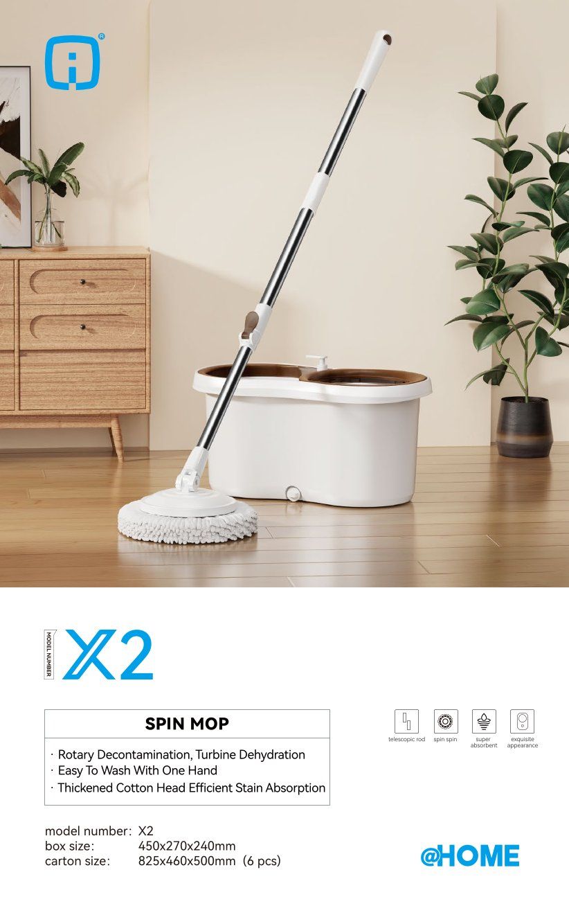 Rotating Spin Flat Mop Set (Hands-Free) 3