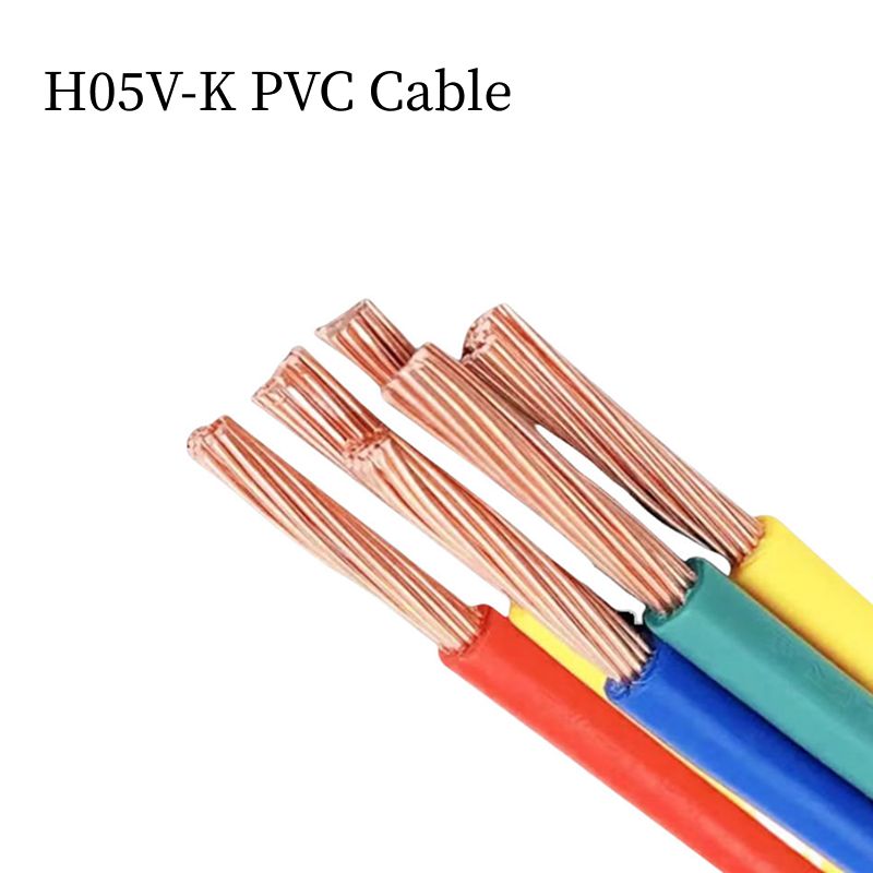 H05V-K Multi-strand Flexible Copper Core PVC Cable (Multiple Colors Available)