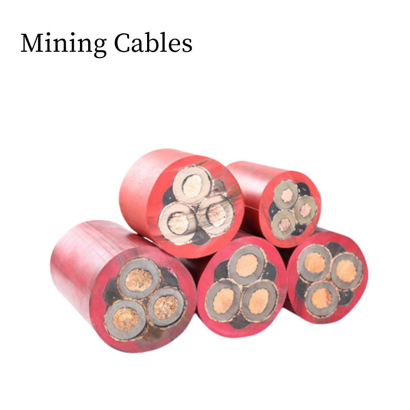 Wear-resistant Mine Three-core Cable (High-flexibility Fire-resistant Mine Cable)