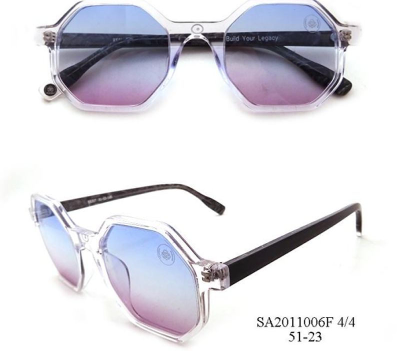 Gradient Polygon Retro Sunglasses