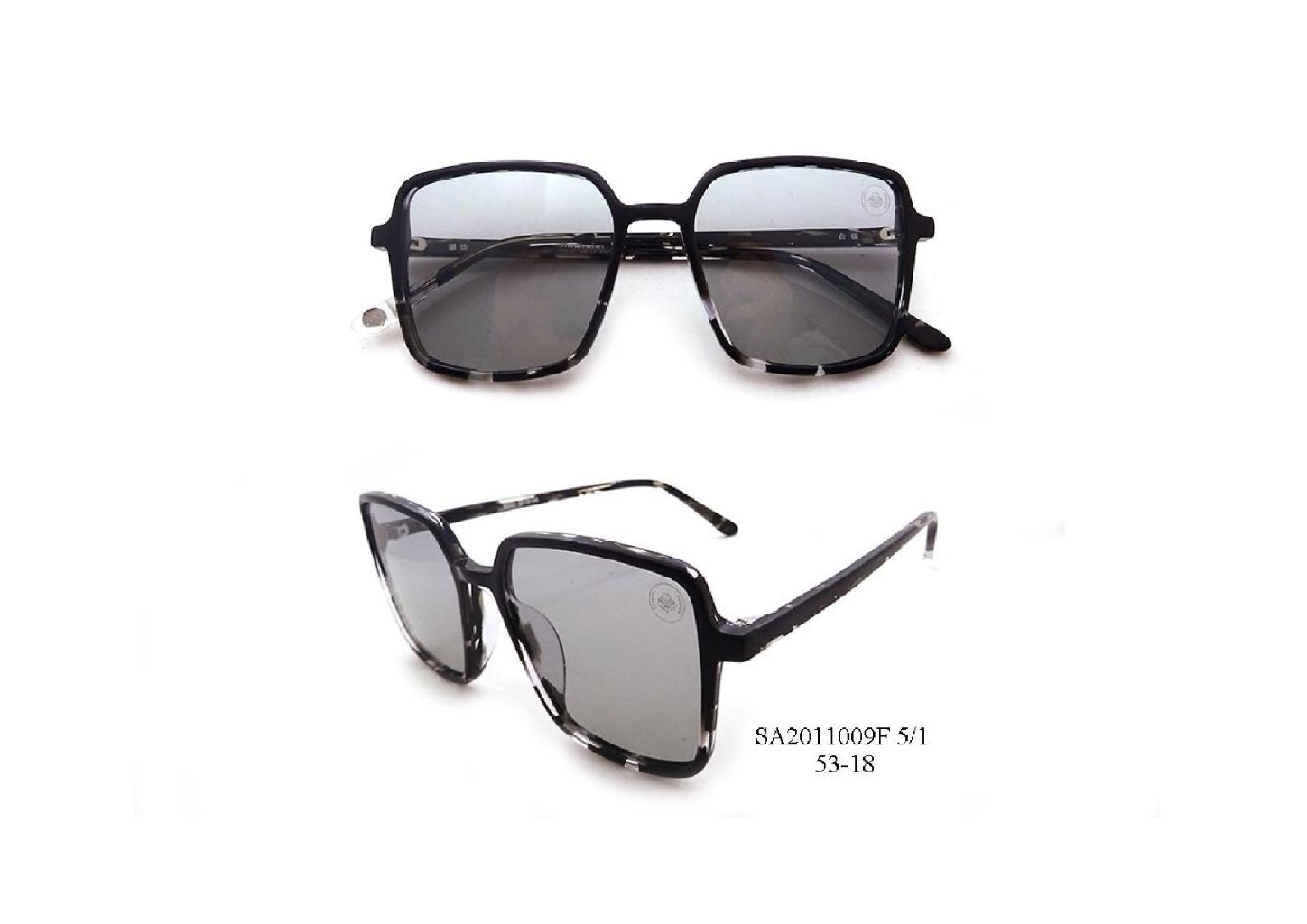 Gradient Polygon Retro Sunglasses 11