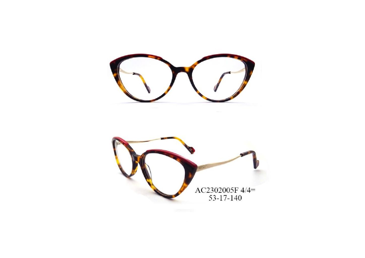 Vintage Cat-Eye Round Frame Optical Glasses (Large Frame, Lightweight) 6