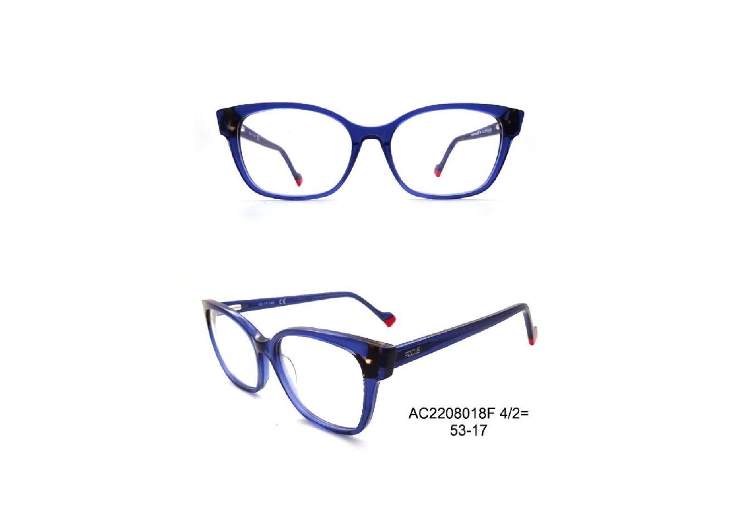 Fashion Transparent Cat-Eye Vintage Optical Frames (Leopard-Print Temples) 5