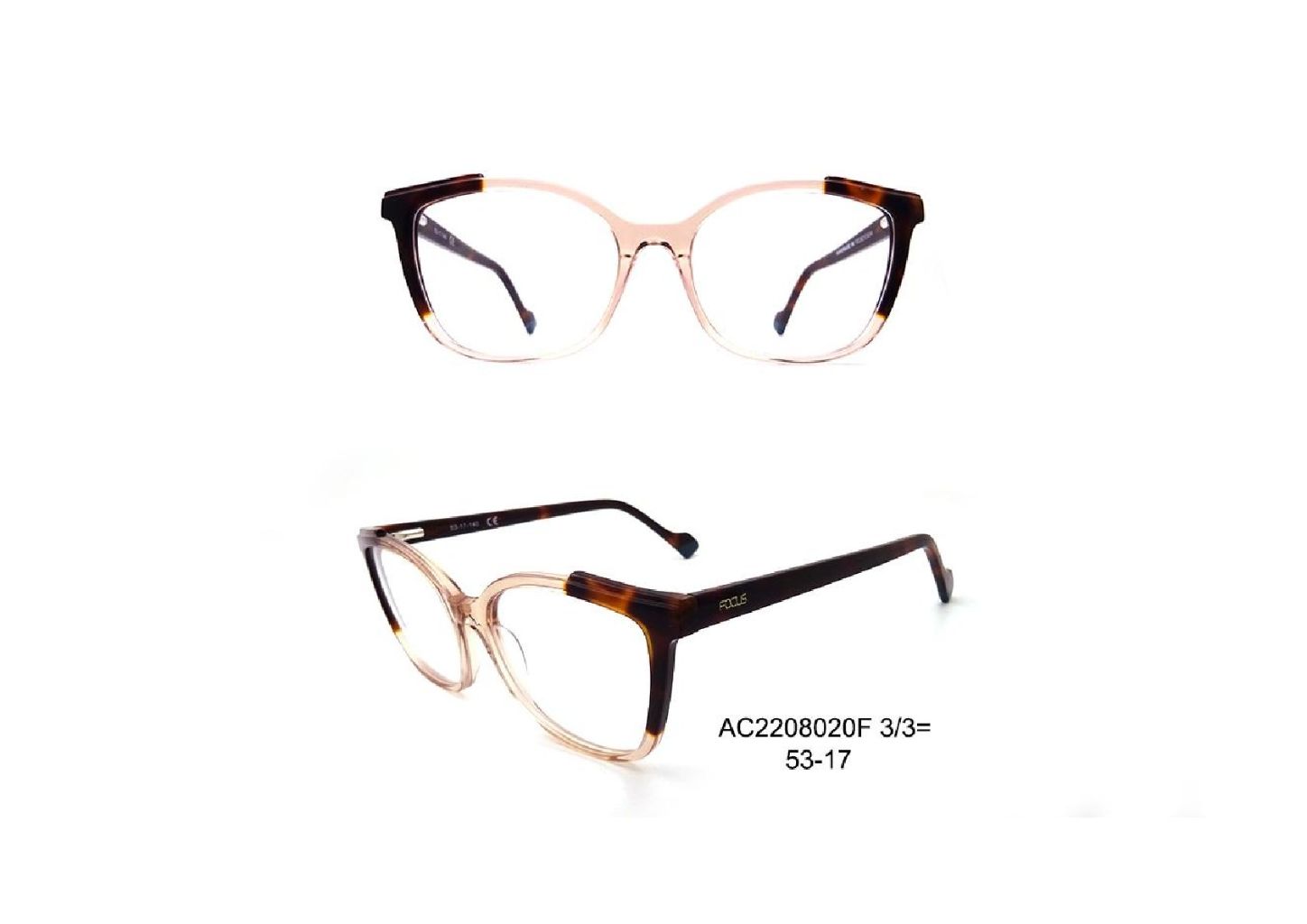 Fashion Transparent Cat-Eye Vintage Optical Frames (Leopard-Print Temples) 6