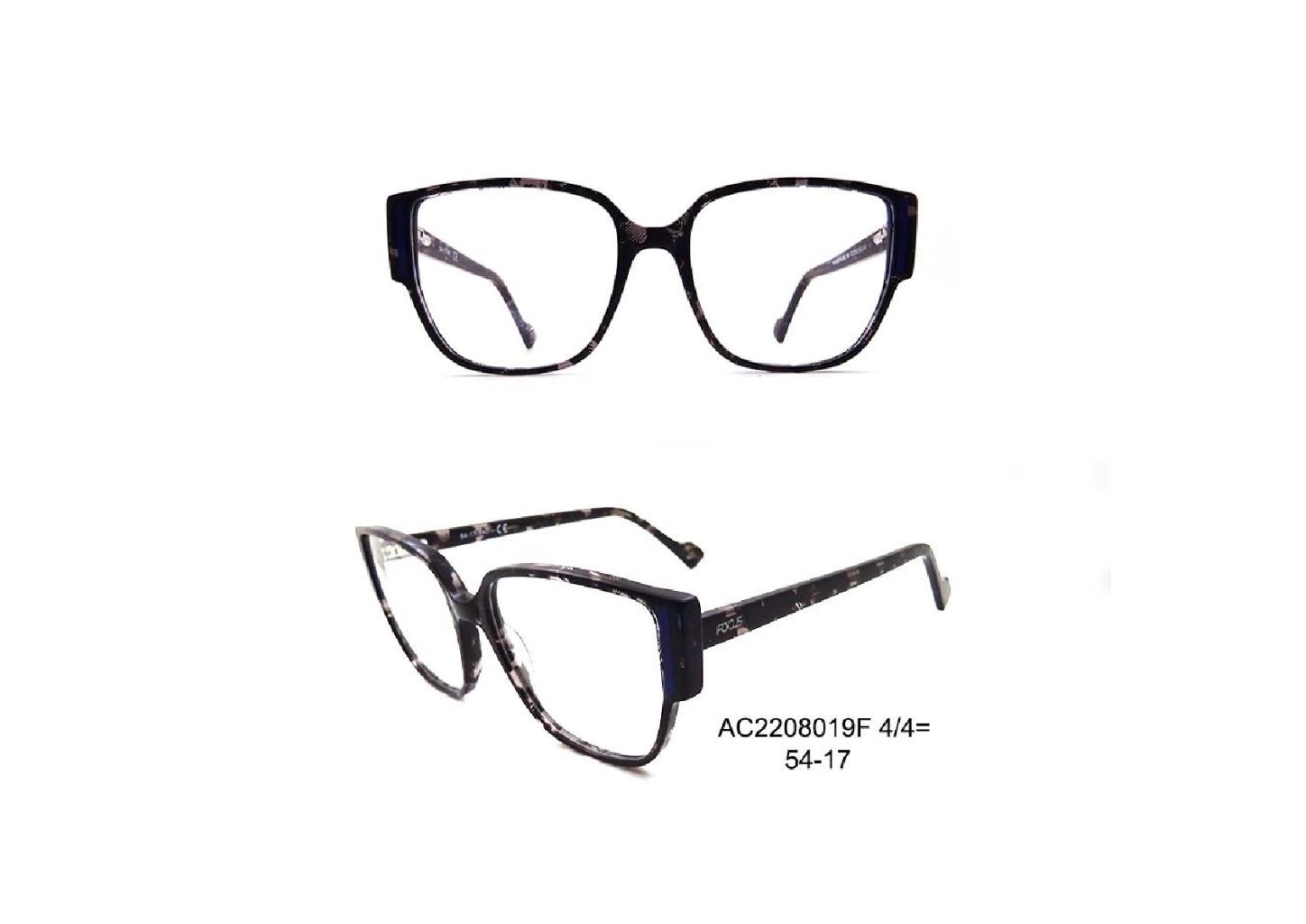 Light-Luxury Vintage Square-Round Protective Optical Frame (Blue Smoke Gradient) 4