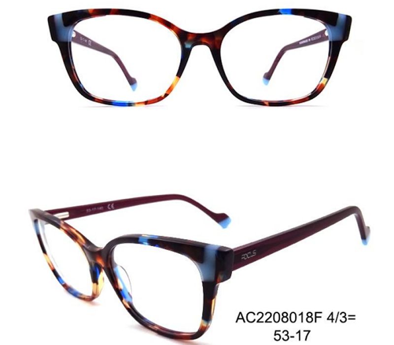 Glazed Gradient Vintage Cat-Eye Optical Frame