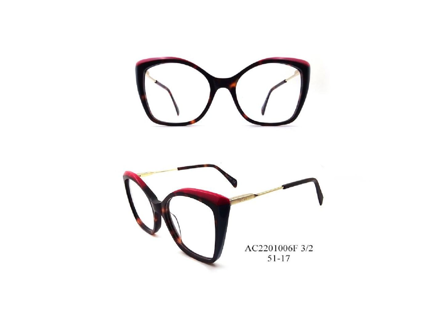 Glazed Gradient Vintage Cat-Eye Optical Frame 5