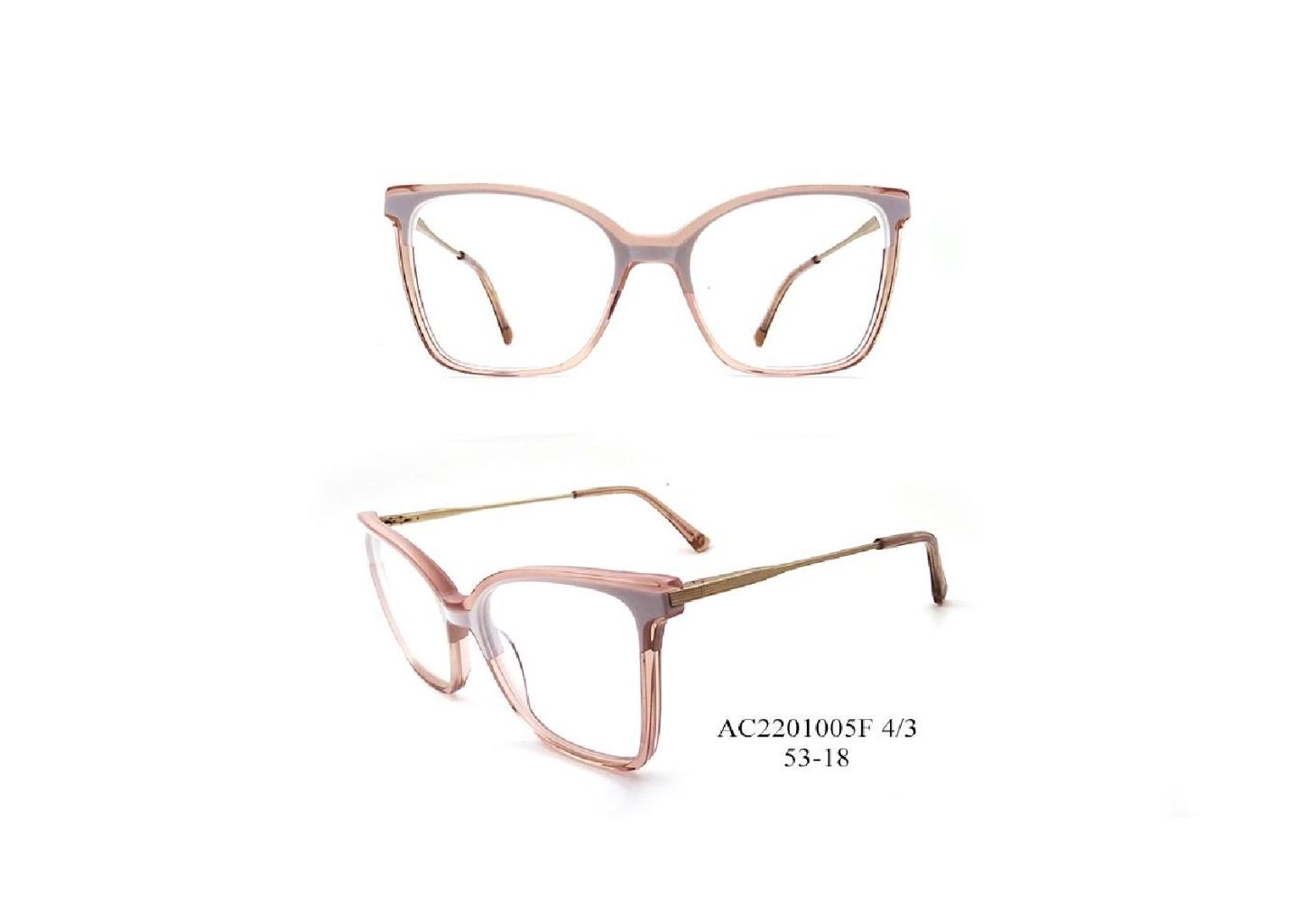 Glazed Gradient Vintage Cat-Eye Optical Frame 8