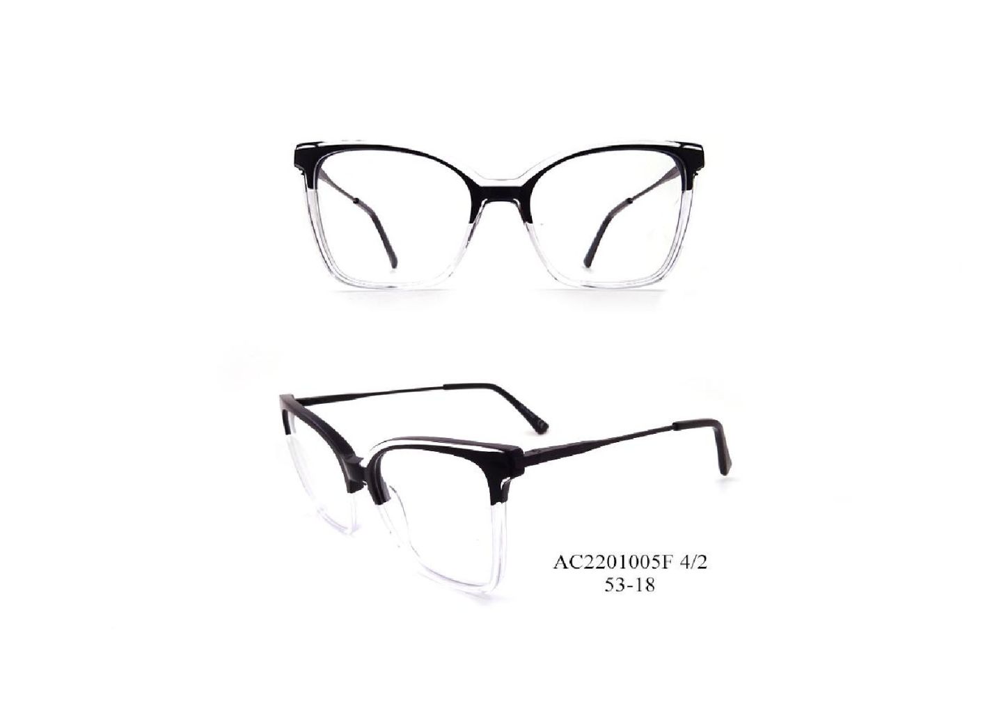 Glazed Gradient Vintage Cat-Eye Optical Frame 9