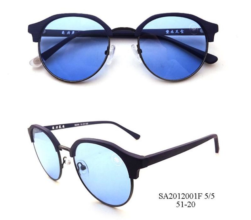 Lightweight Frame Blue Gradient Sunglasses
