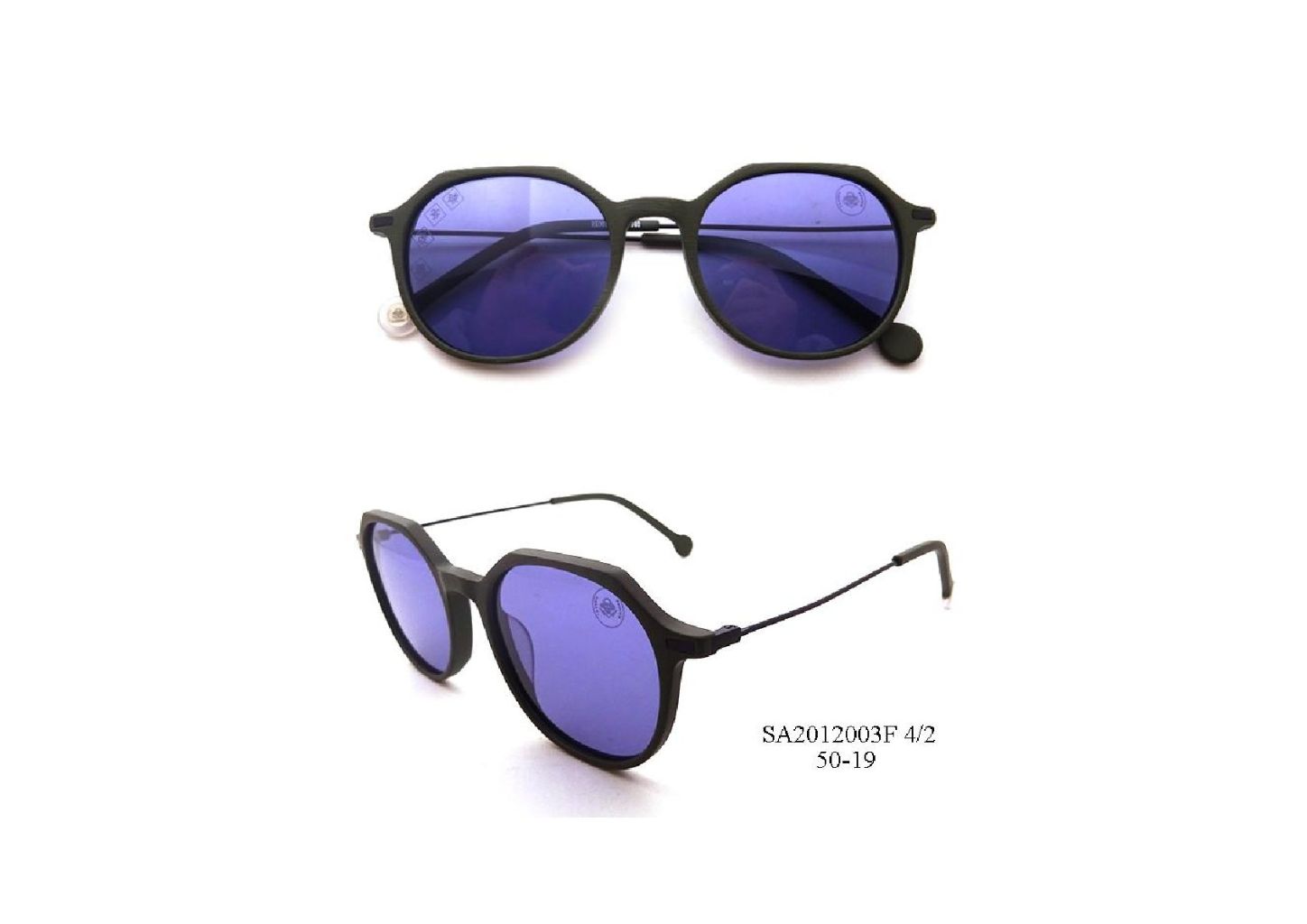 Lightweight Frame Blue Gradient Sunglasses 11