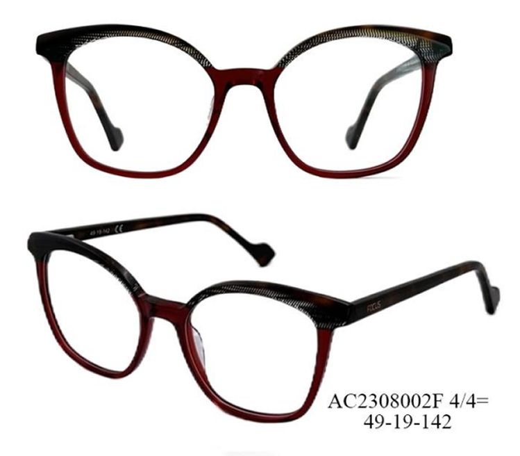 Lightweight Retro Square-Rounded Two-Tone Optical Frame