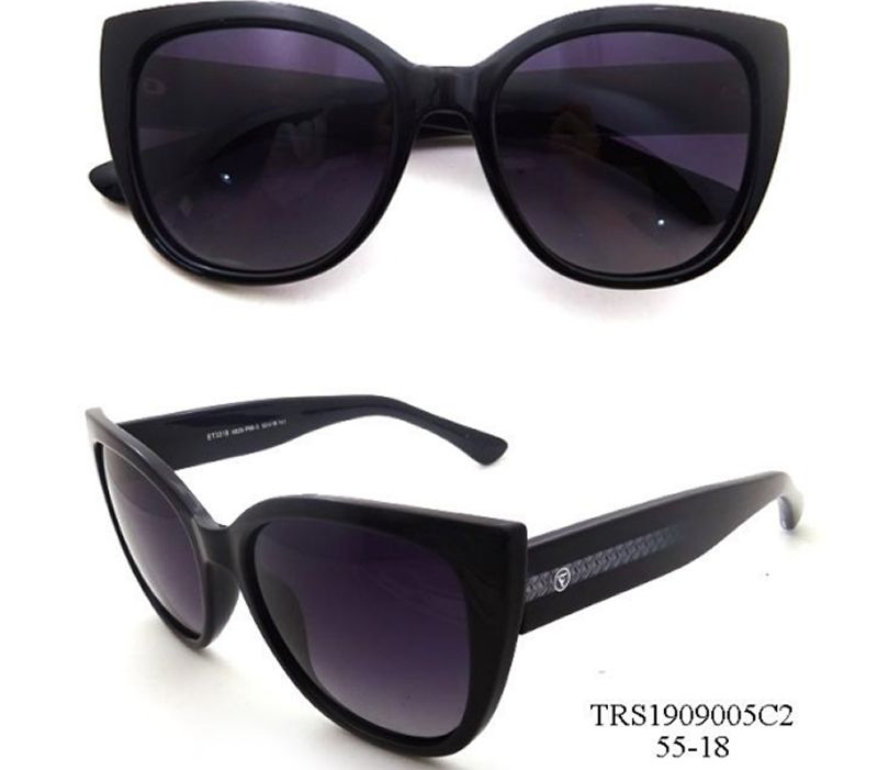 Luxury Cat-Eye Polarized Sunglasses (Black)