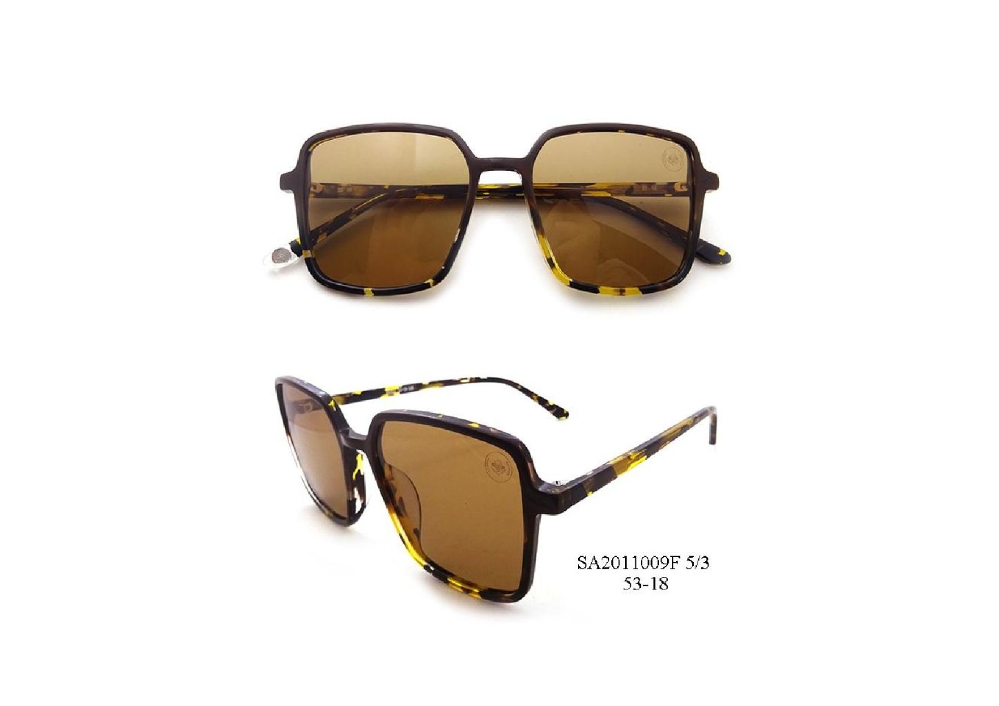 Gradient Color Round Frame Polarized Sunglasses 8