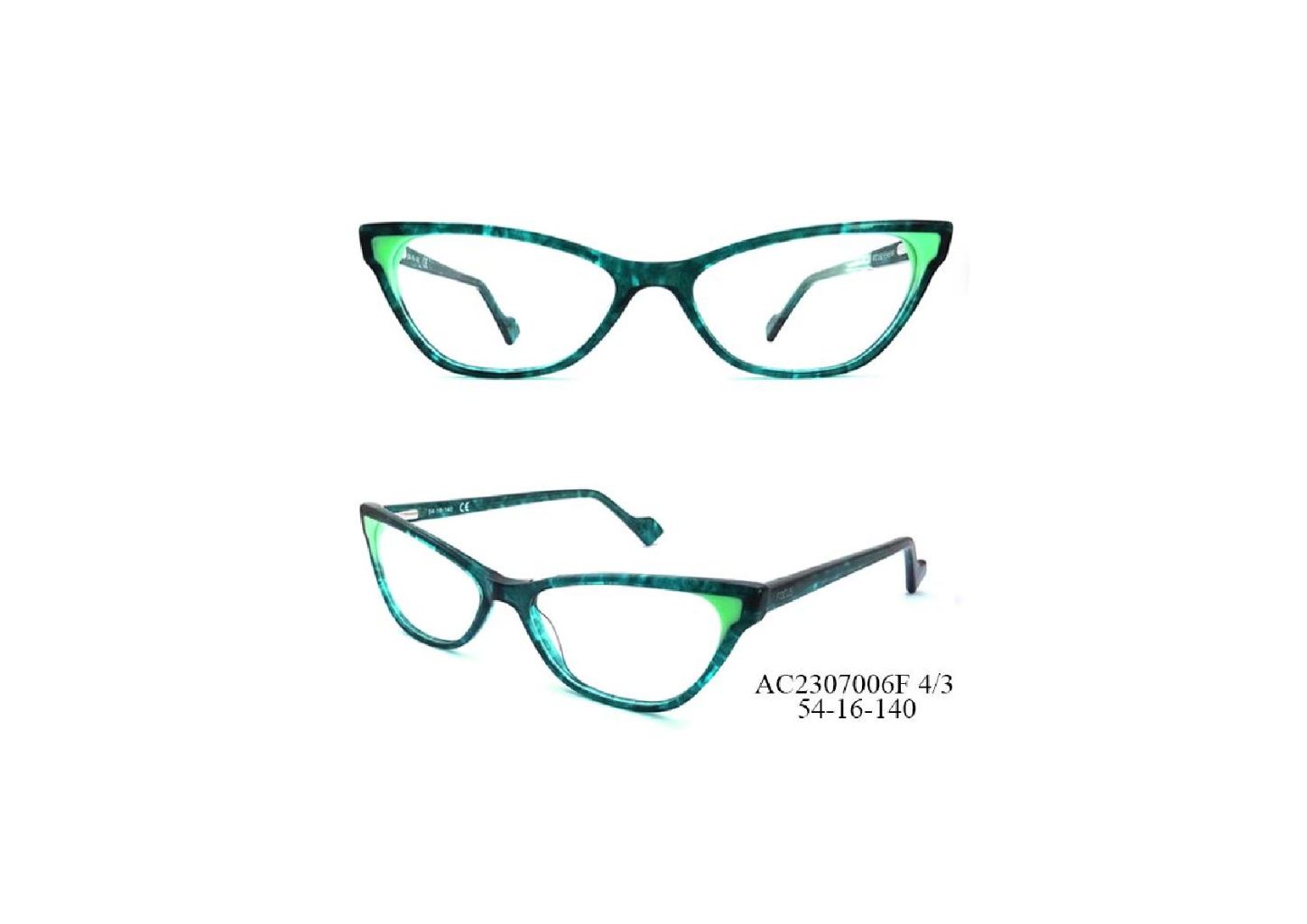 Vintage Cat-Eye Pattern Optical Frame 3